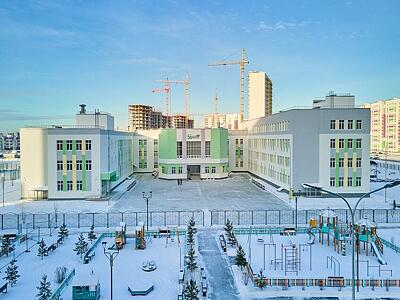 Новая школа в ЖК «Ново-Патрушево» города Тюмени поставлена на кадастровый учет