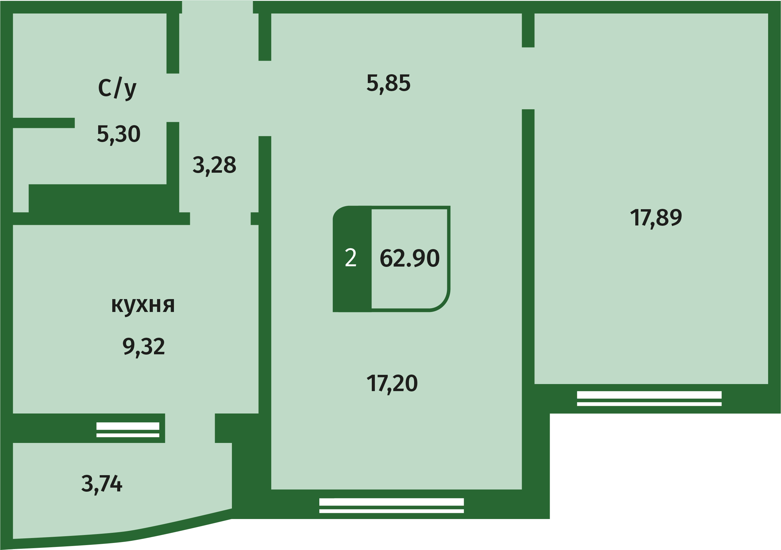 3 комн тюмень